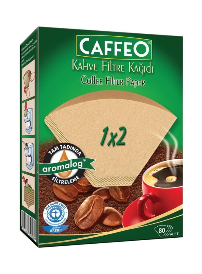 Caffeo - 1X2/80 Filtre Kahve Kağıdı